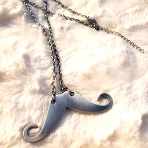 Mustache Necklace